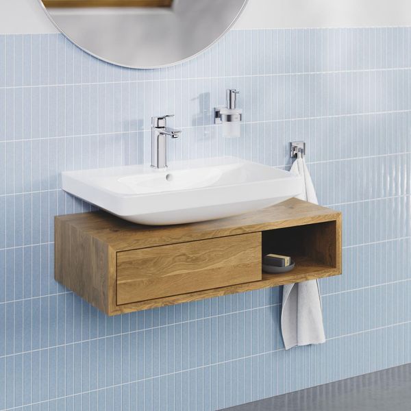 Смеситель для раковины Grohe QuickFix Dice M-Size 1018320000 с донным клапаном CV036182 фото