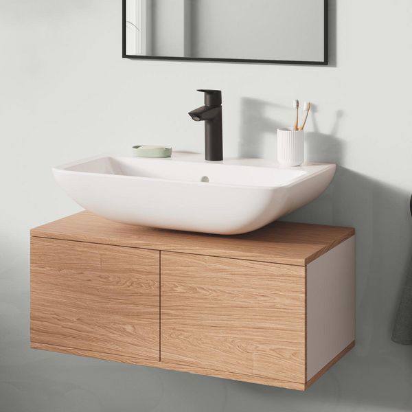 Набор смесителей 3 в 1 для ванной комнаты Grohe QuickFix Start Black UA303305RM CV034632 фото