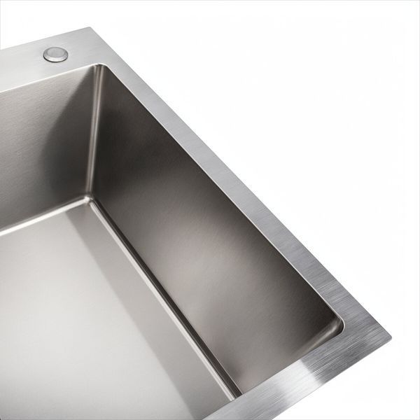 Кухонна мийка нержавійка Platinum Handmade 70*50 HSB (квадратний сифон 3,0/1,0) 37673 фото