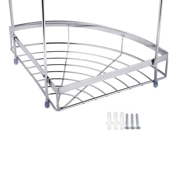 Полка для ванной комнаты угловая Kroner KRM Rizze - ACC329-3 CV022914 фото