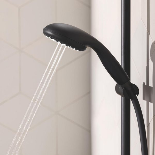 Набор смесителей 3 в 1 для ванной комнаты Grohe QuickFix Start Black UA303301MQ CV032749 фото
