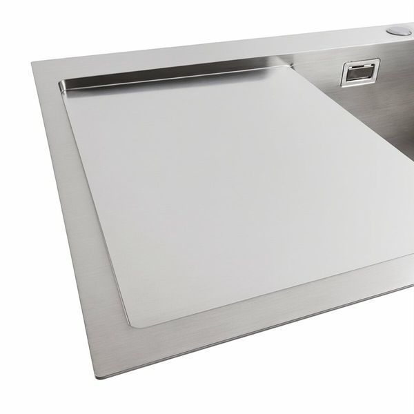Мийка нержавійка Platinum Handmade 78*50B R (два отвори ,квадратний сифон 3.0/1.0) 37685 фото
