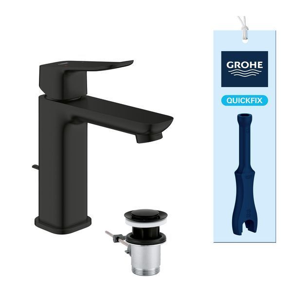 Смеситель для раковины Grohe QuickFix Dice M-Size 1018322430 с донным клапаном CV036184 фото