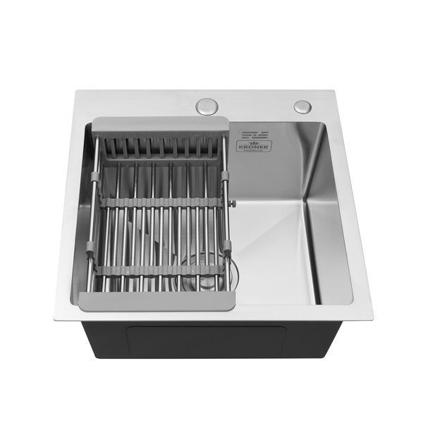 Комплект кухонної мийки Kroner KRP Geb&uuml;rstet - 4545HM ST4301 ST52369 фото