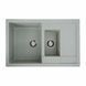Гранитная мойка для кухни Platinum 7850W TOSKANA матовая Серая 3648 фото 1