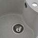 Гранітна мийка для кухні Platinum 480 TURAS матова Біла в крапку 3305 фото 2