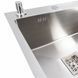 Мийка Valeso Handmade CM 78&times;50C L (нержавійка) з поглибленою полицею 47090 фото 4