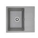 Гранитная мойка для кухни Platinum ARIA 5851 матовая Серая 49064 фото 1