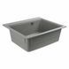 Гранитная мойка для кухни Platinum VESTA 5852 матовая Серая 48609 фото 3