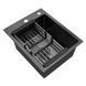 Комплект кухонная мойка KRP Schwarze - 4050HM PVD ST14225 фото 6