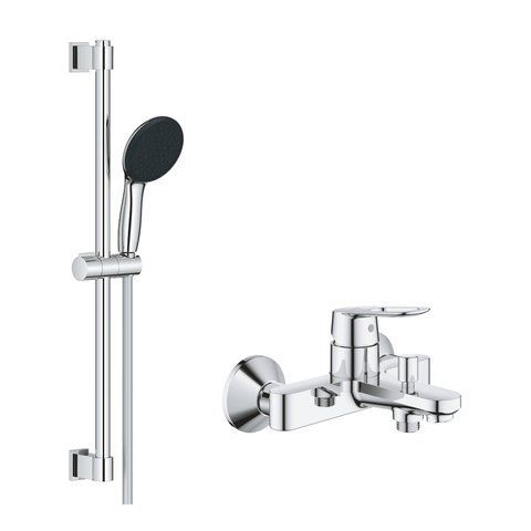 Смеситель для ванной Grohe BauLoop 23603000 с душовой стойкой Vitalio Start 26951001 CV037229 фото