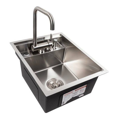 Кухонна мийка CM 40*50 прихована нержавійка Platinum Handmade 44555 фото
