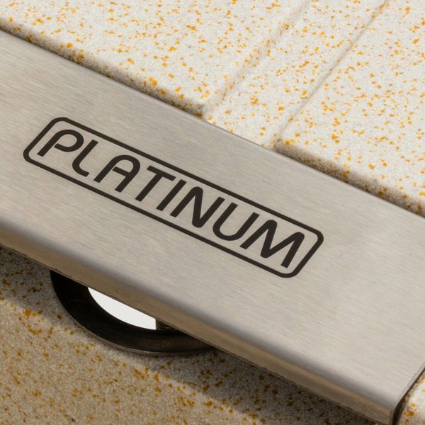 Гранітна мийка для кухні Platinum 6250 ZIRKONE матовий Пісок 41592 фото