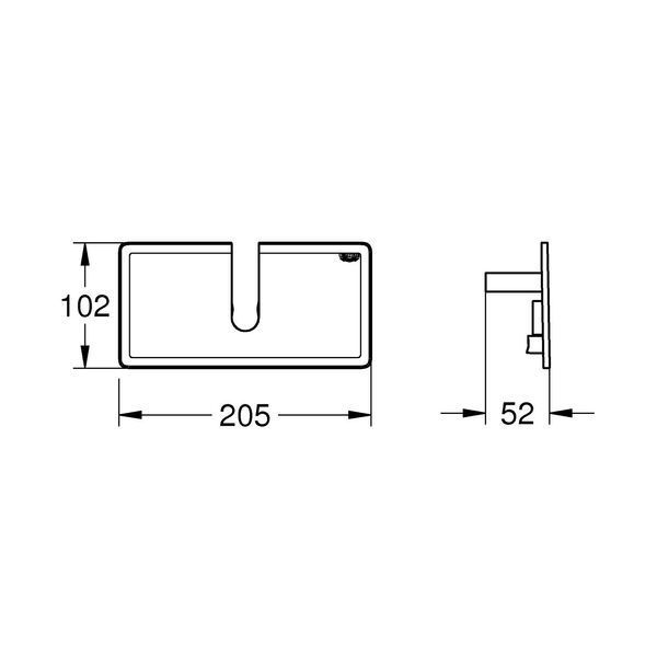 Полка для душевых систем Grohe EasyReach 26362LN1 CV034984 фото