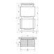 Полка для ванной комнаты Kroner KRM Rizze - ACC330-3 CV022916 фото 1