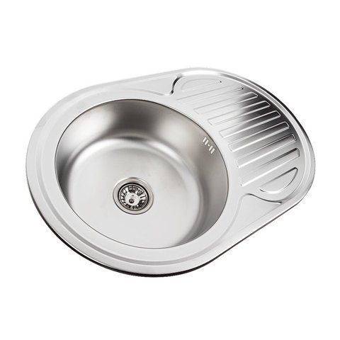 Кухонна мийка з нержавіючої сталі Valeso ДЕКОР 7750 (0,8/180 мм) 45689 фото