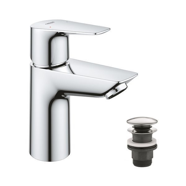Смеситель для раковины Grohe QuickFix Start Edge S-Size с донным клапаном 24199001 CV031938 фото