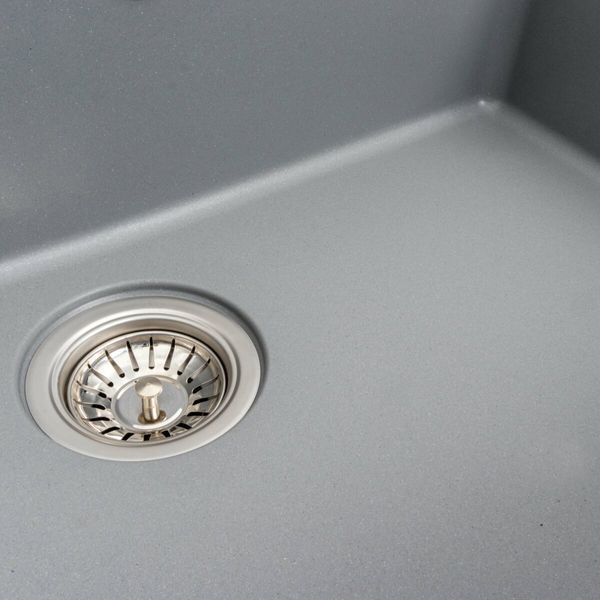 Гранітна мийка для кухні Platinum 7850 Bogema матова (сірий металік) 38737 фото