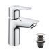 Смеситель для раковины Grohe QuickFix Start Edge S-Size с донным клапаном 24199001 CV031938 фото 3