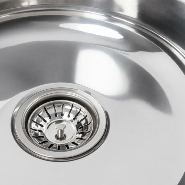 Кухонная мойка из нержавеющей стали Platinum ПОЛИРОВКА 5745 (0,8/180 мм) 11617 фото