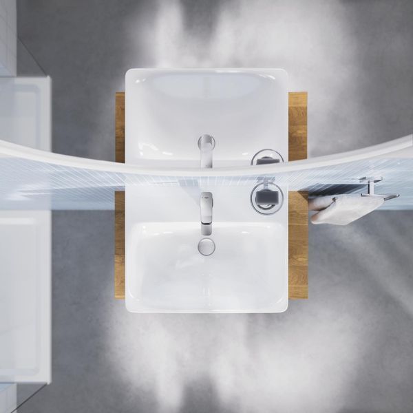Смеситель для раковины Grohe QuickFix Dice ES M-Size 1018360000 с донным клапаном CV036191 фото