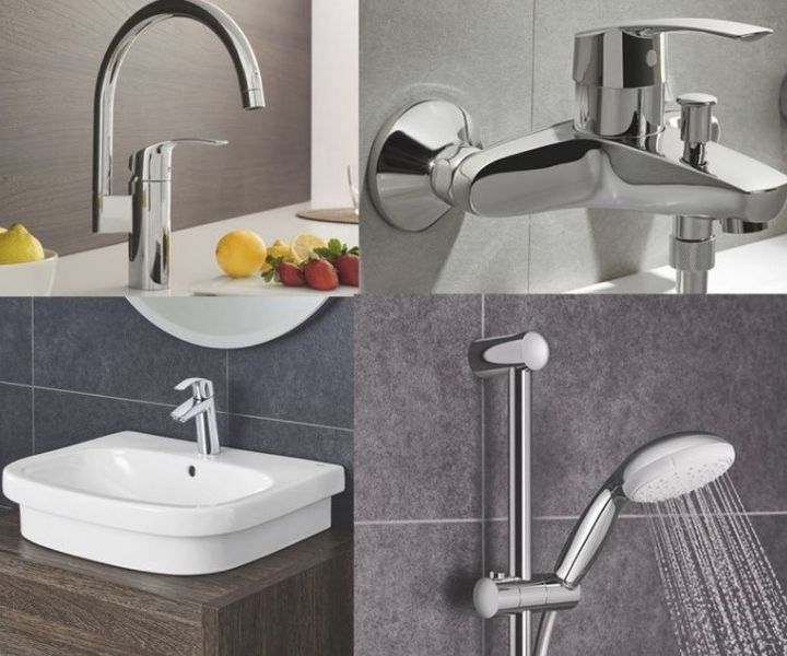 Набір змішувачів 4 в 1 Eurosmart (123248MK), Grohe 123248МK фото