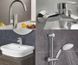 Набір змішувачів 4 в 1 Eurosmart (123248MK), Grohe 123248МK фото 2
