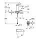 Смеситель для раковины Grohe QuickFix Dice ES M-Size 1018360000 с донным клапаном CV036191 фото 2