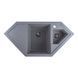 Гранитная мойка для кухни Platinum 9950 PANDORA матовая Серая 3684 фото 1