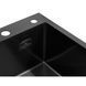 Комплект кухонной мойки Kroner KRP Schwarze 40х50HM PVD ST19 nero SL43721 фото 6