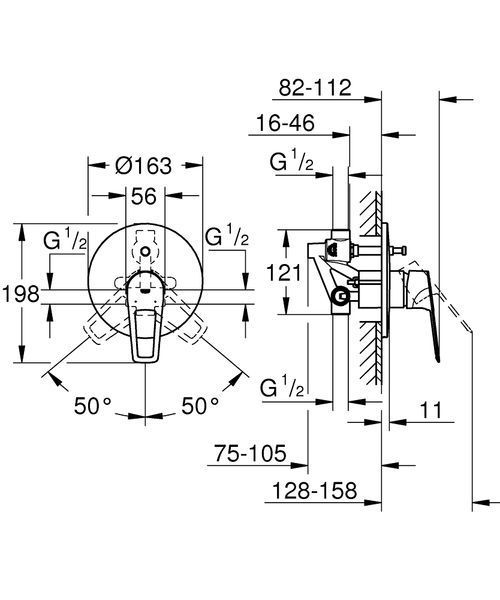 Душова система BauLoop (UA2908100L) Grohe UA2908100L фото