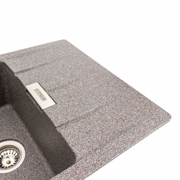 Гранитная мойка для кухни Platinum 7850 ROMA матовая (микс) 38754 фото