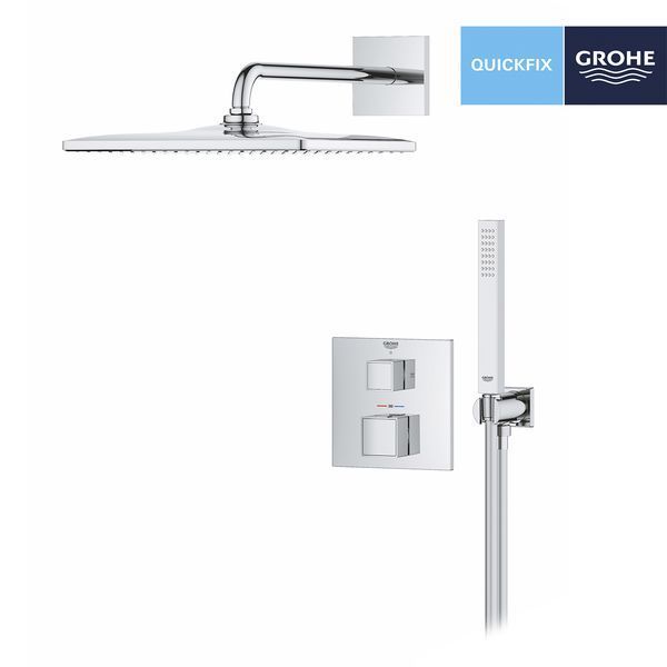 Душова система прихованого монтажу Grohe QuickFix Precision Cube Vitalio Rain Mono 310 Cube 34879000 CV033603 фото