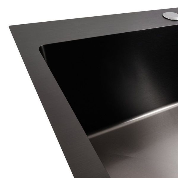 Комплект кухонної мийки Valeso 60х50HM PVD ST08 SL73421 фото