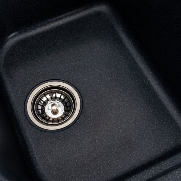 Гранітна мийка для кухні Platinum 7950 Equatoria матова Антрацит 36387 фото