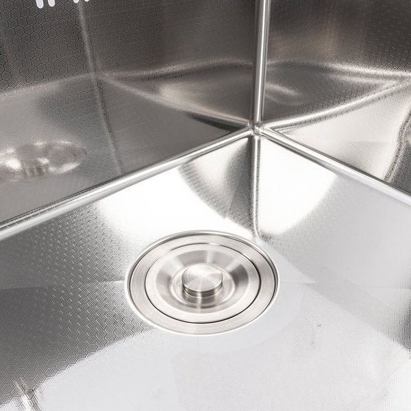 Кухонна мийка CM 78*50 L D&Eacute;COR нержавійка VALESO Handmade 51749 фото
