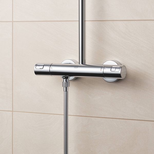 Душевая система термостатическая Grohe QuickFix Vitalio Start System 250 Cube 26696000 CV033052 фото