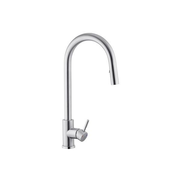 Смеситель для кухни с выдвижным изливом Kroner KRP Edelstahl Klassisch - ESG03915 CV032281 фото