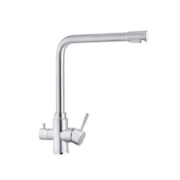 Смеситель для кухни с подключением к фильтру Kroner KRP Edelstahl Klassisch - ESG038 CV022992 фото