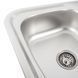 Кухонная мойка из нержавеющей стали Platinum ДЕКОР 7549 (0,8/180 мм) 11594 фото 4