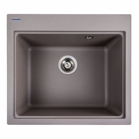 Гранитная мойка для кухни Platinum VESTA 5852 матовая Дюна 48655 фото