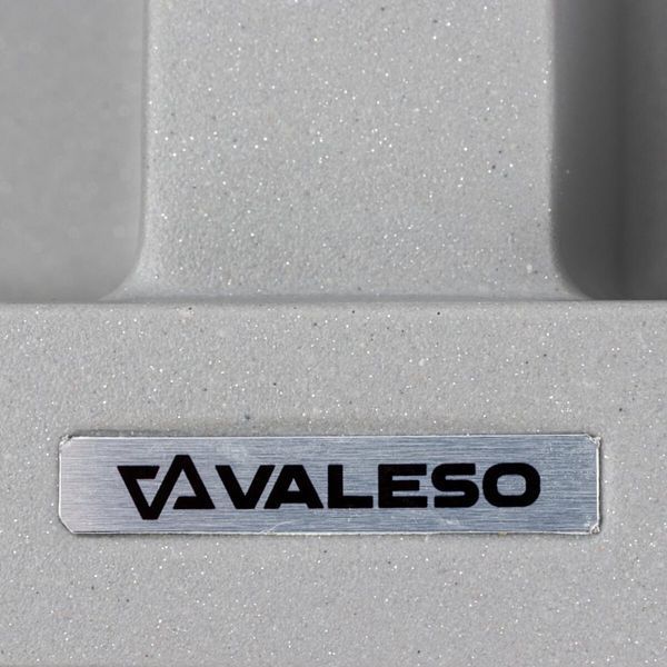 Мийка гранітна сірий металік VALESO 7950 VIATRIX (дві чаші, матова) 51381 фото