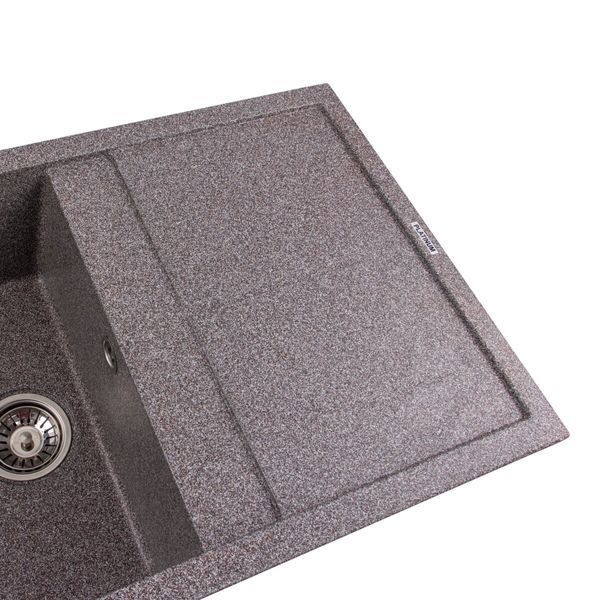 Гранітна мийка для кухні Platinum 7950 Selena матова Мікс 4019 фото