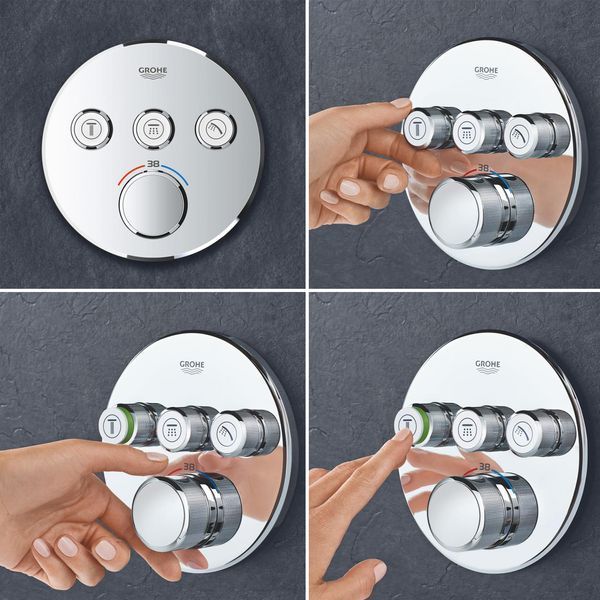 Душова система прихованого монтажу термостатична Grohe QuickFix SmartControl UA202802R3 CV033607 фото