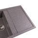 Гранітна мийка для кухні Platinum 7950 Selena матова Мікс 4019 фото 3