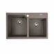 Гранитная мойка для кухни Platinum 7850 HARMONY матовая Микс 3711 фото 1