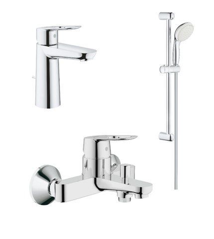 Набір змішувачів для ванни 3 в 1 BauLoop (123215M), Grohe 123215M фото