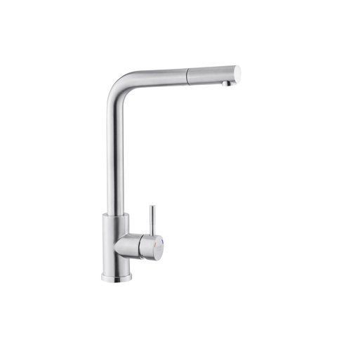 Смеситель для кухни с выдвижным изливом Kroner KRP Edelstahl Klassisch - ESG03917 CV032284 фото