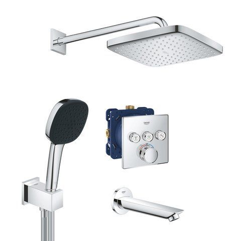 Душова система прихованого монтажу термостатична Grohe QuickFix SmartControl UA202802C3 CV033609 фото