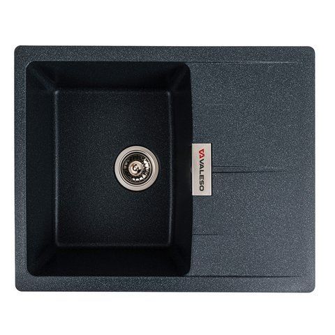 Гранітна мийка для кухні VALESO ZIRKONE 6250 матова Антрацит 49143 фото